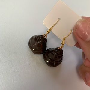 Turd earrings